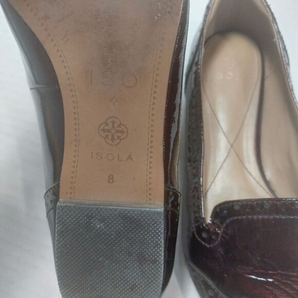 ISOLA Patent Point Toe Flats - Picture 3 of 9
